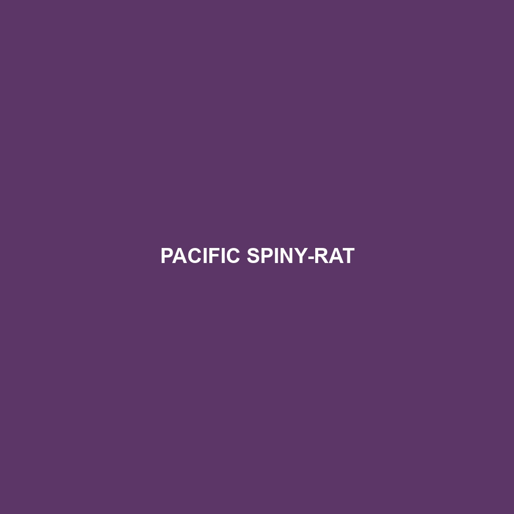 Pacific Spiny-rat