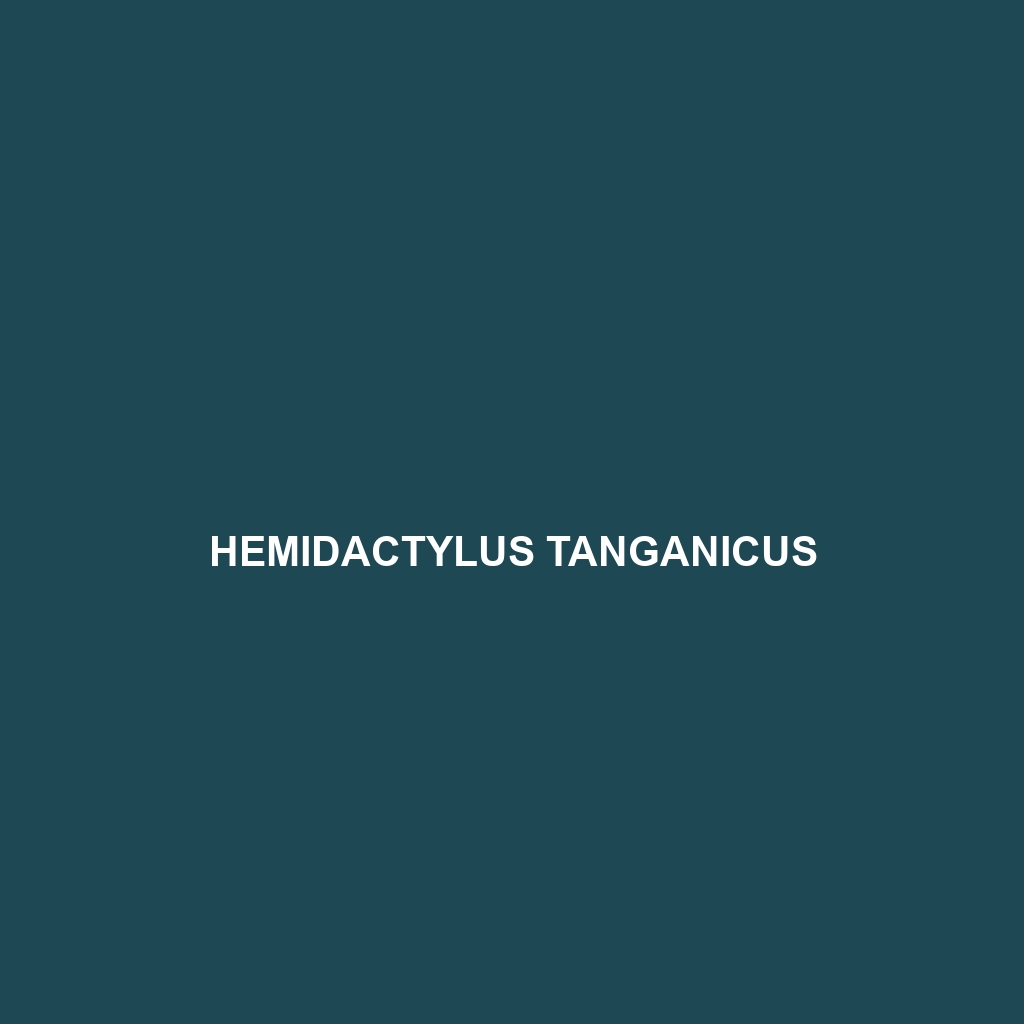 Hemidactylus tanganicus