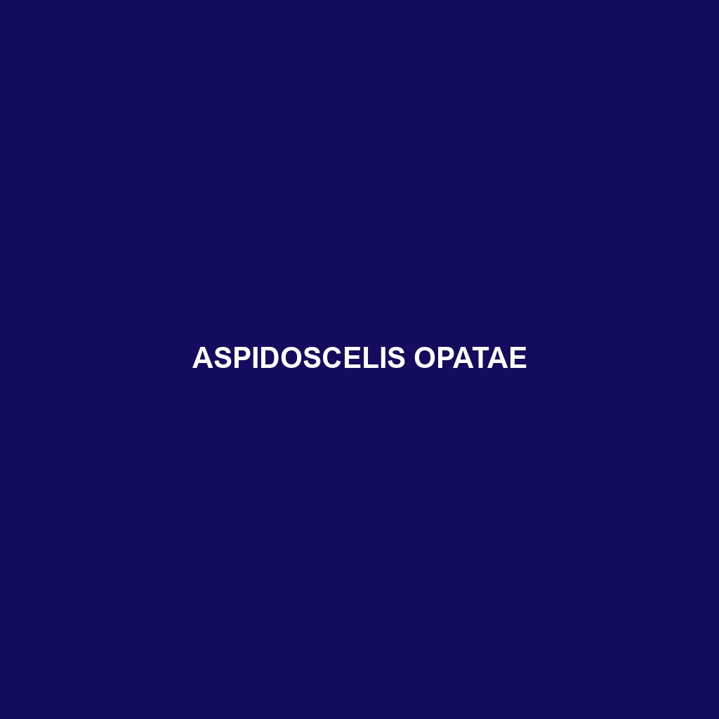 Aspidoscelis opatae