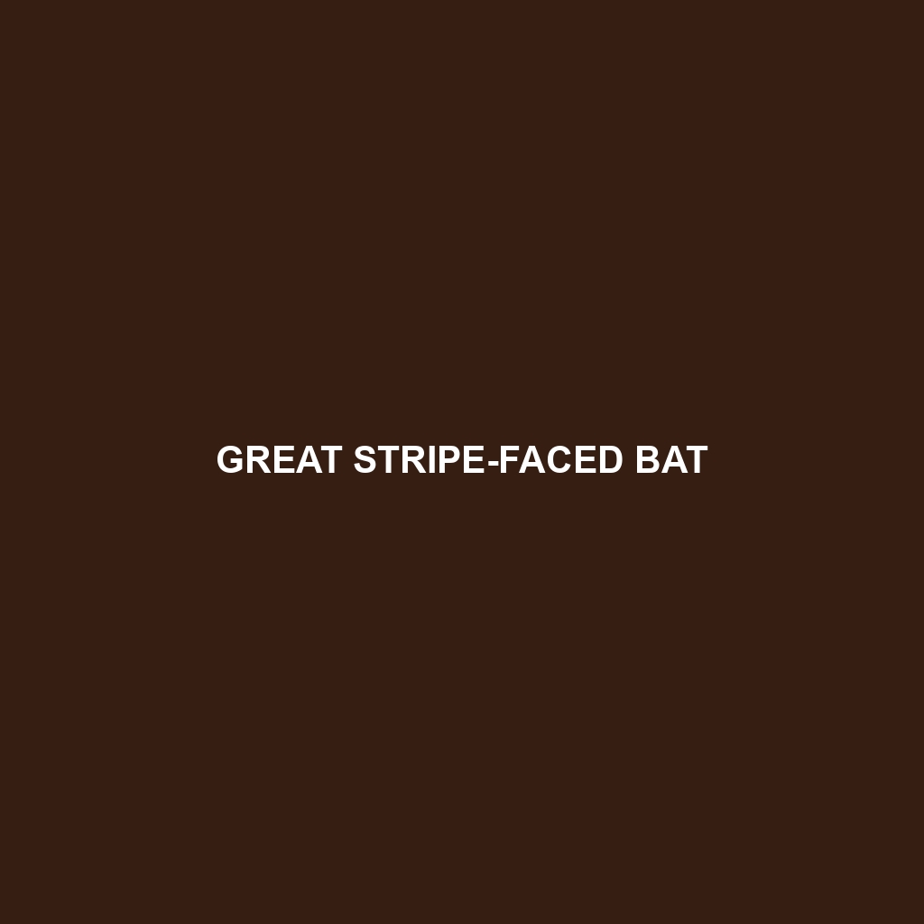 Great Stripe-faced Bat