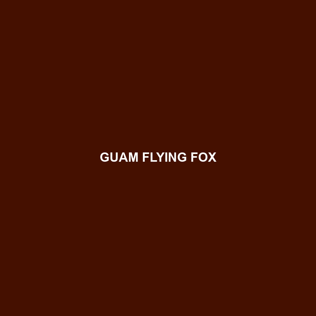 Guam Flying Fox