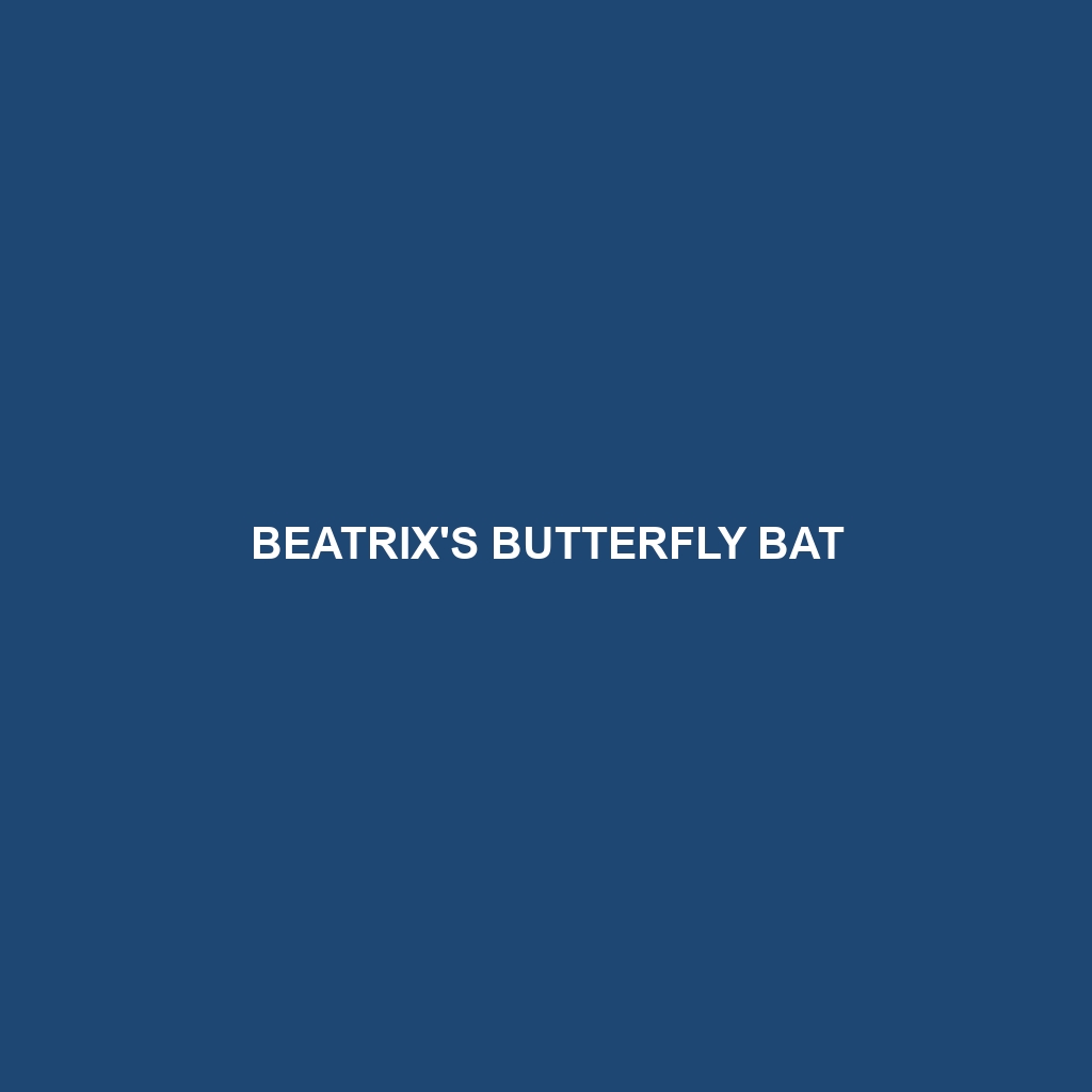 Beatrix's Butterfly Bat