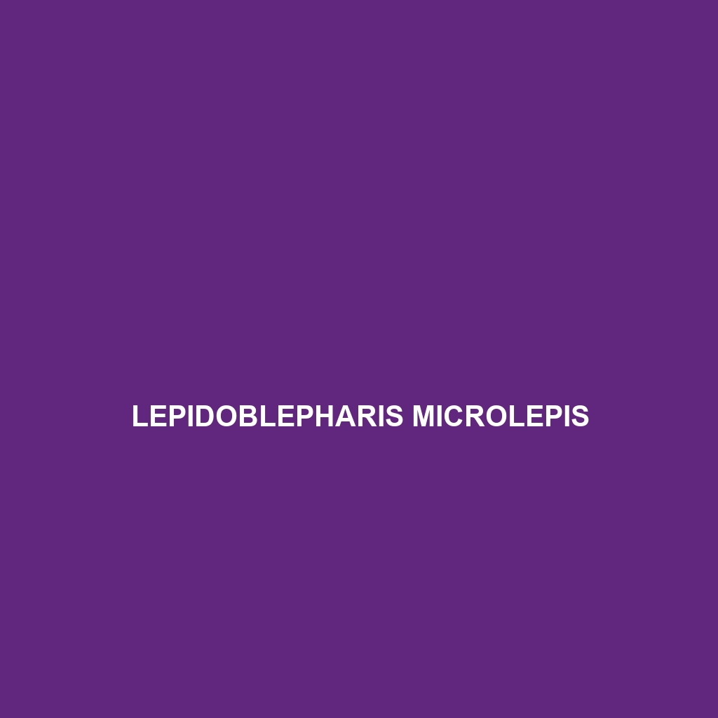 Lepidoblepharis microlepis