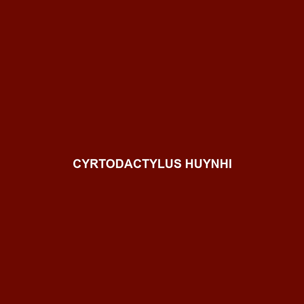 Cyrtodactylus huynhi