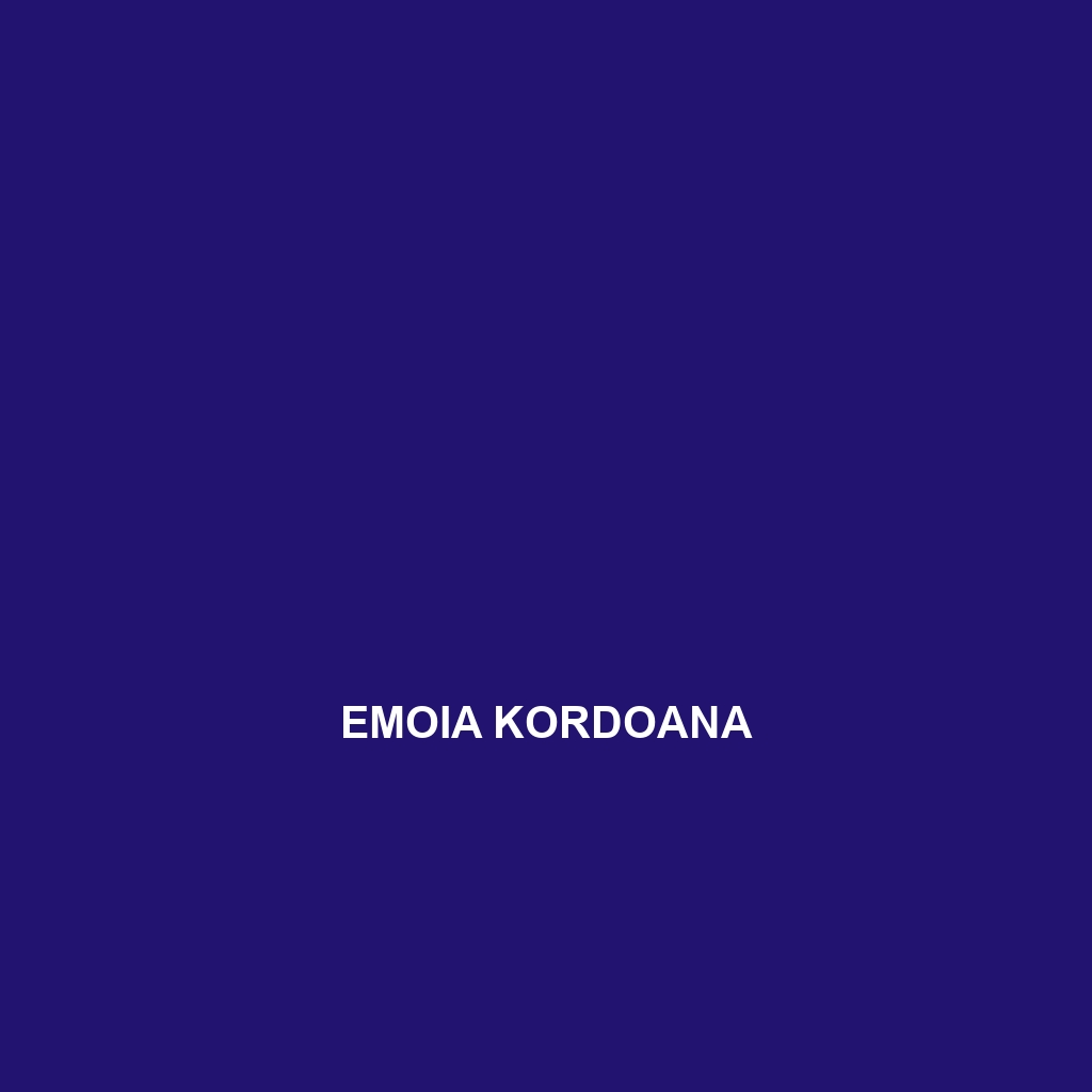 Emoia kordoana