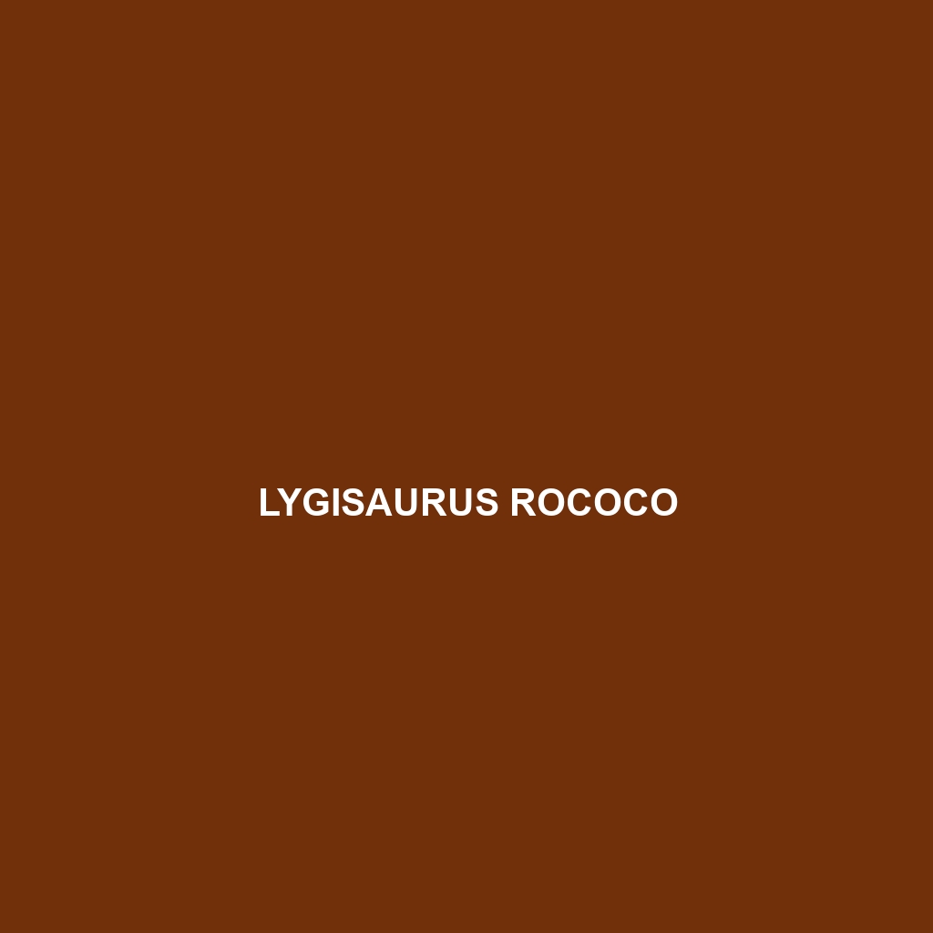 Lygisaurus rococo