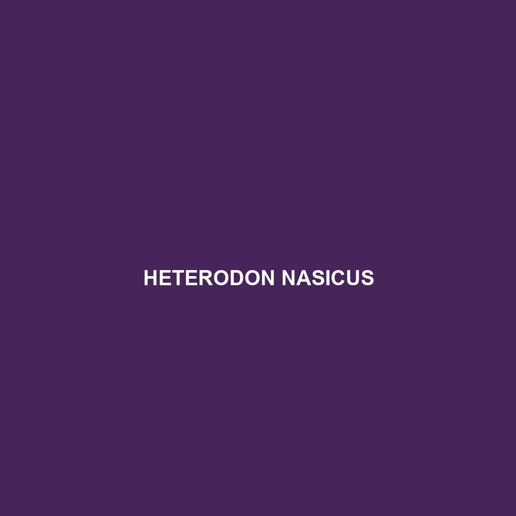 Heterodon nasicus