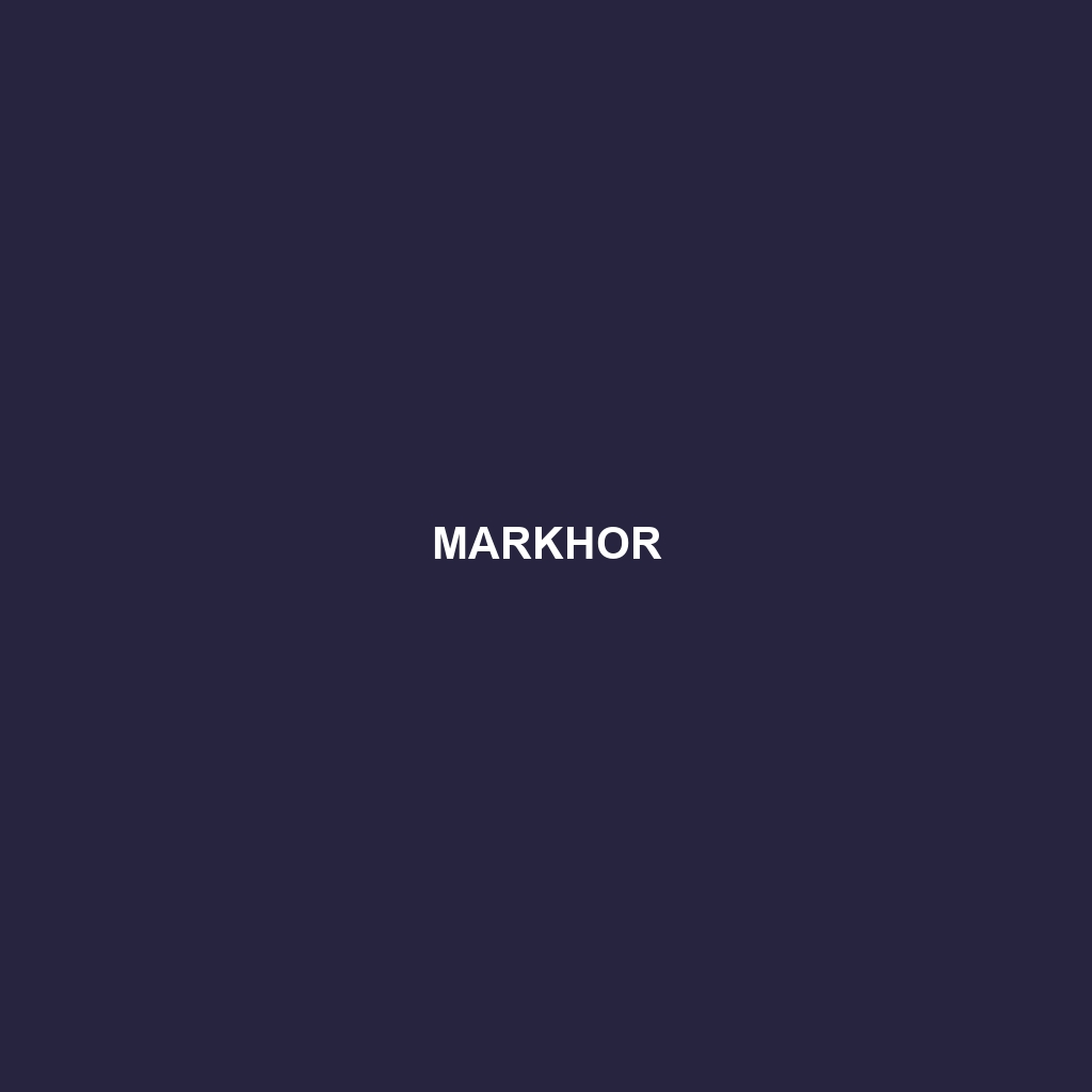 Markhor