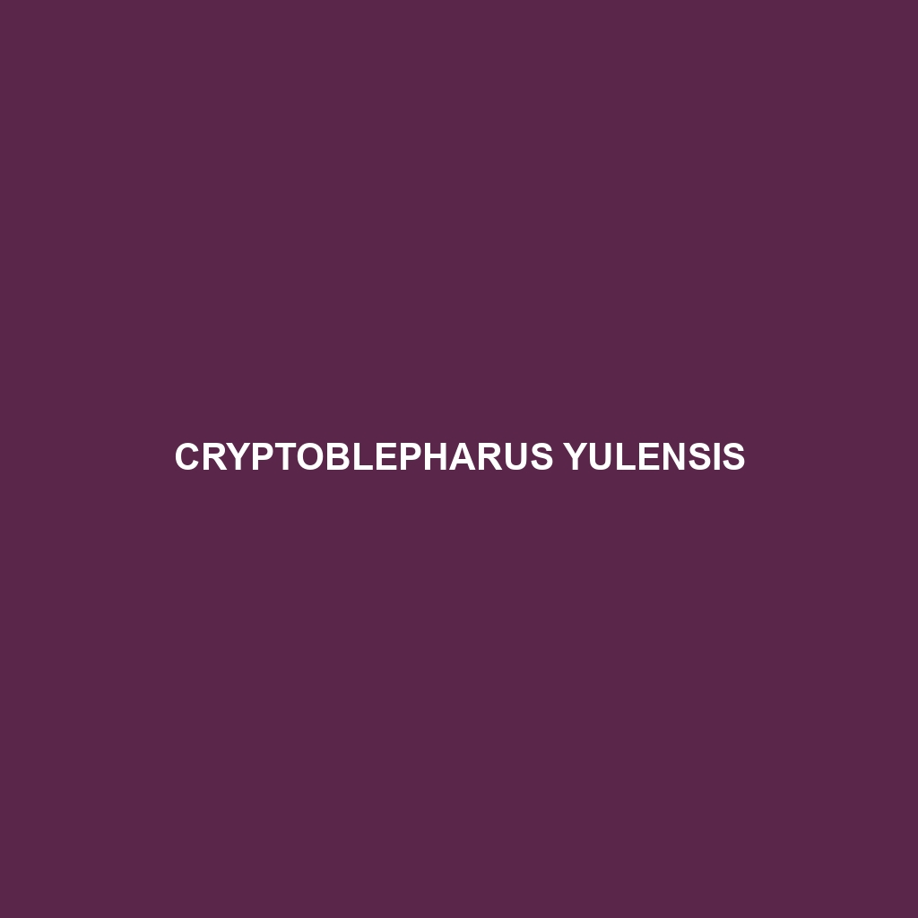 Cryptoblepharus yulensis