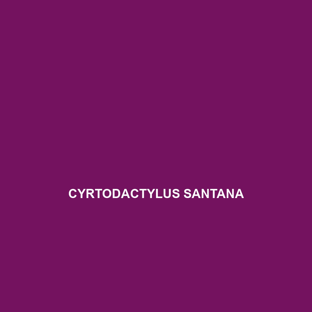 Cyrtodactylus santana