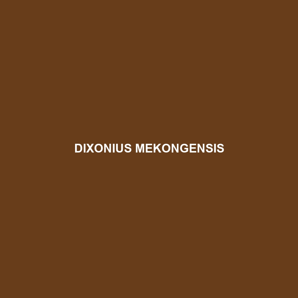 Dixonius mekongensis