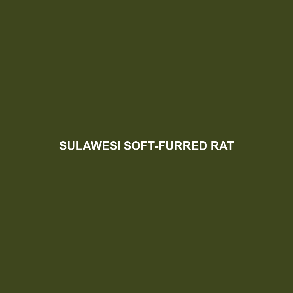 Sulawesi Soft-furred Rat