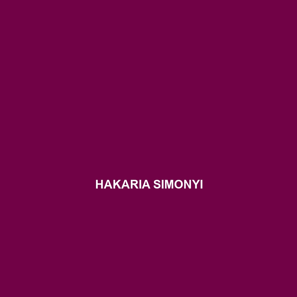 Hakaria simonyi