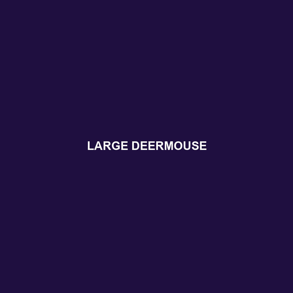 Large Deermouse