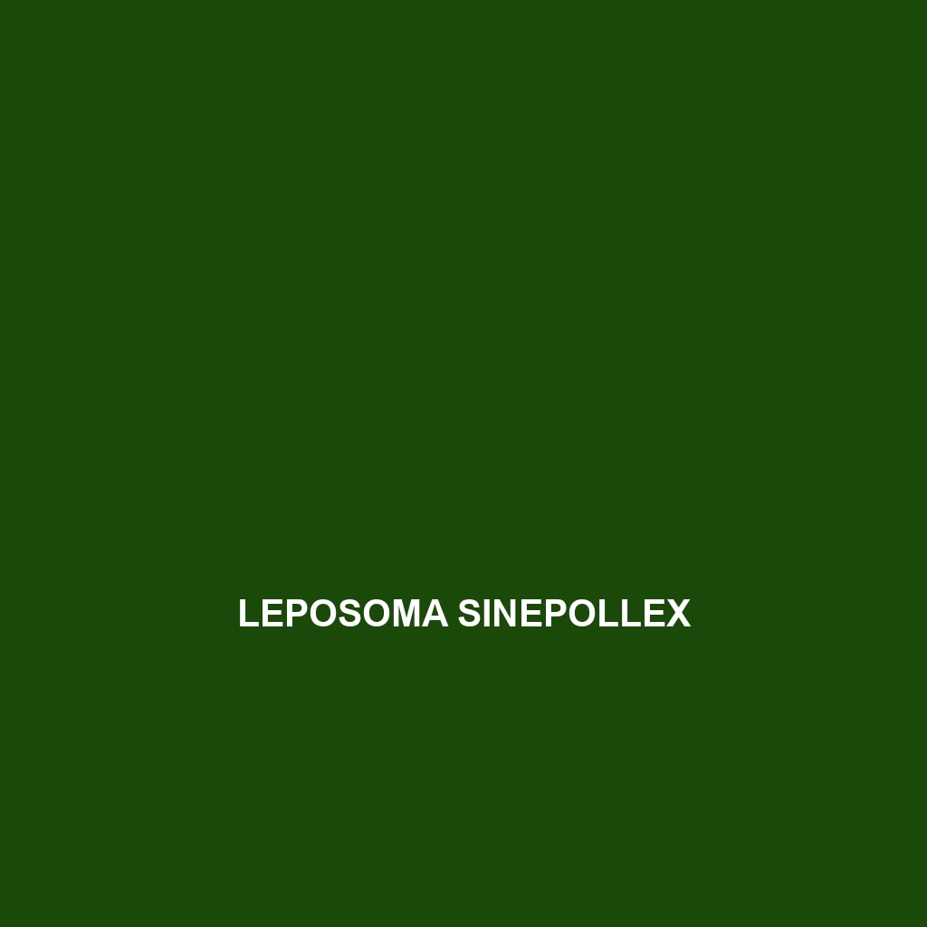 Leposoma sinepollex