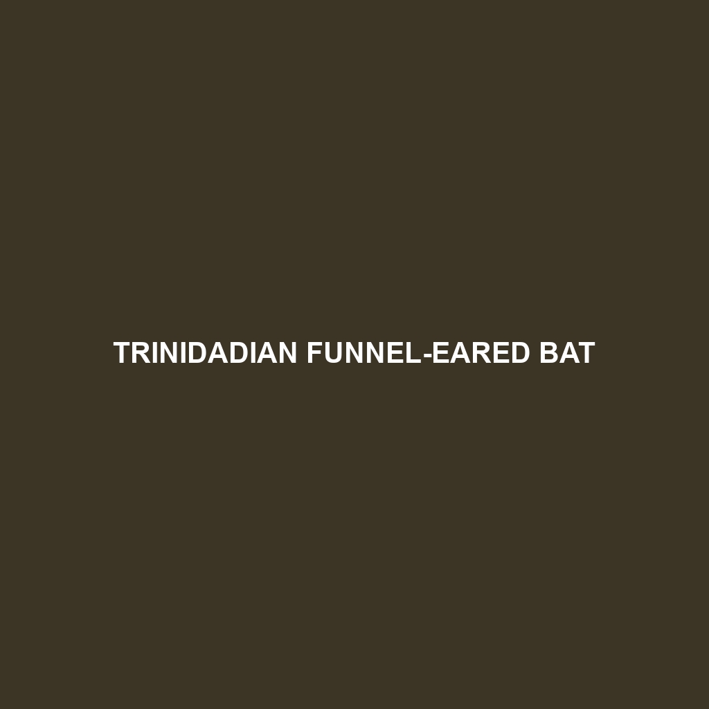 Trinidadian Funnel-eared Bat