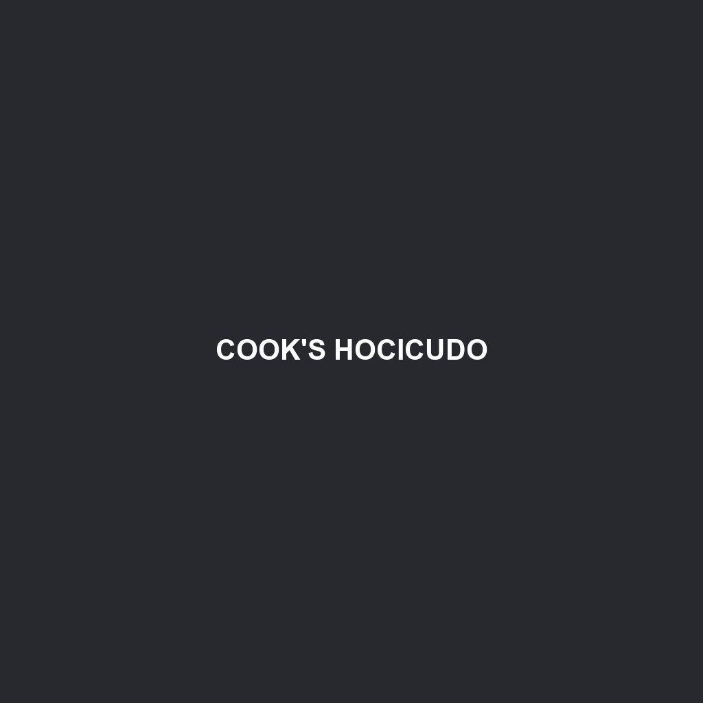 Cook's Hocicudo