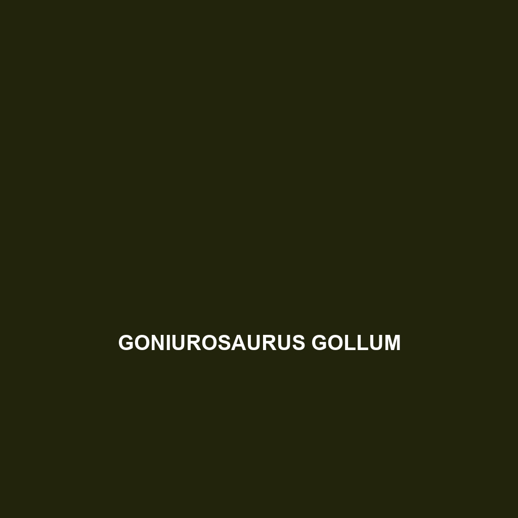 Goniurosaurus gollum