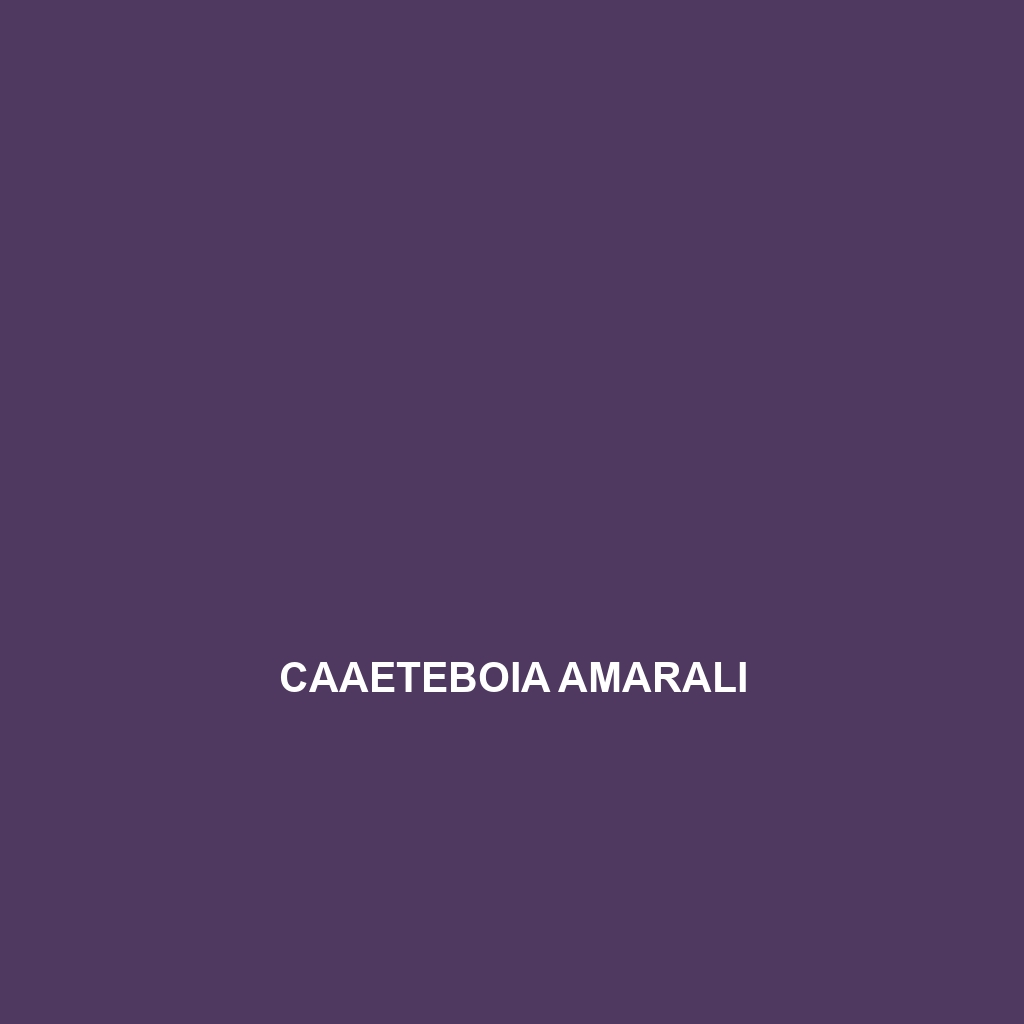 Caaeteboia amarali