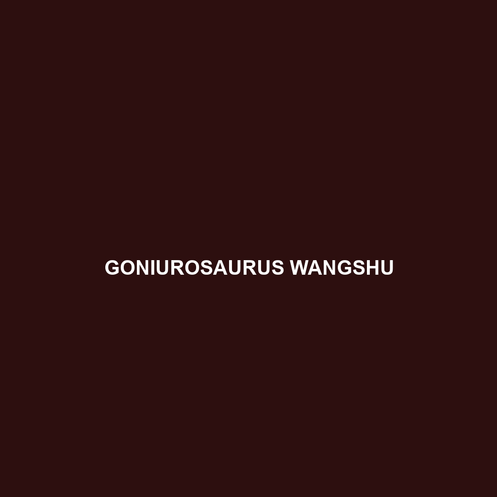 Goniurosaurus wangshu