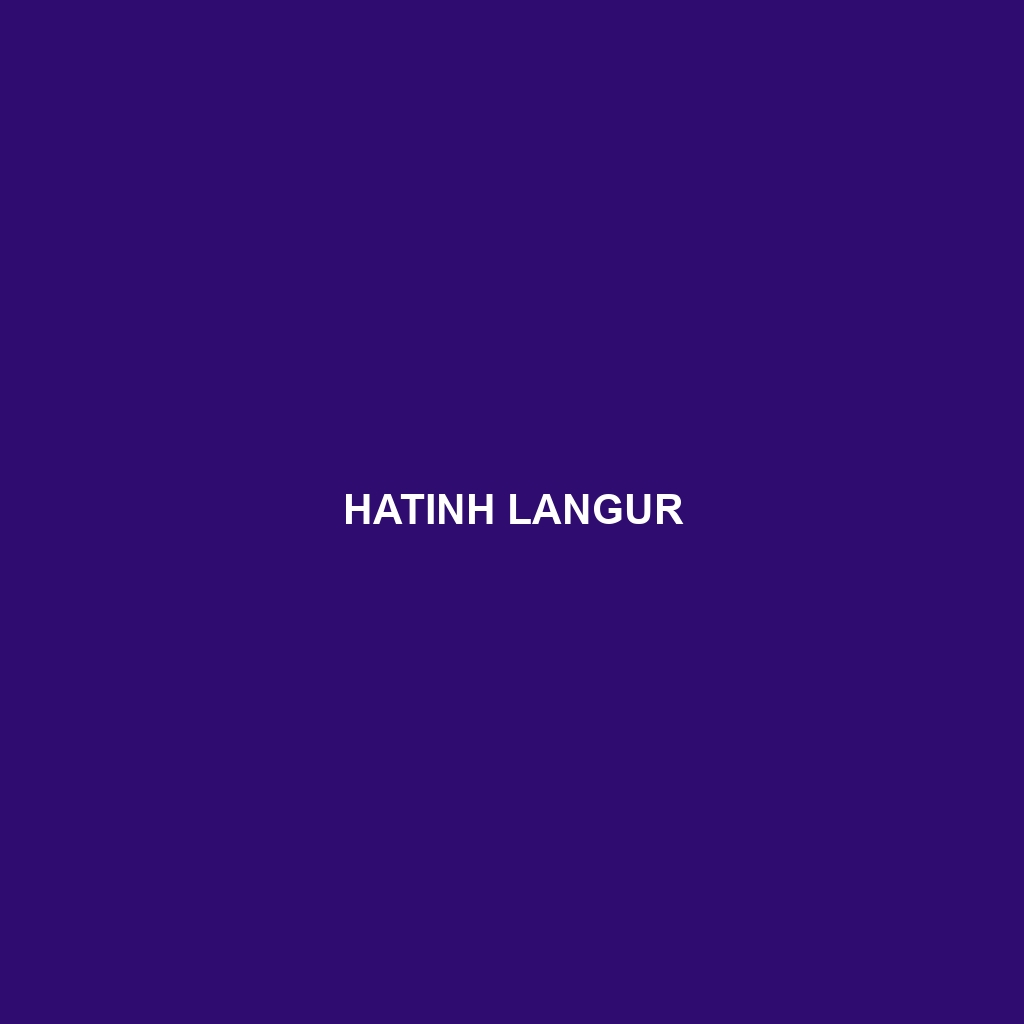 Hatinh Langur