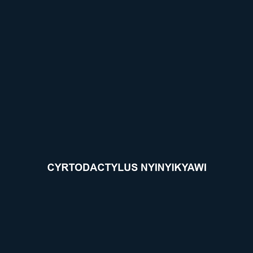 Cyrtodactylus nyinyikyawi