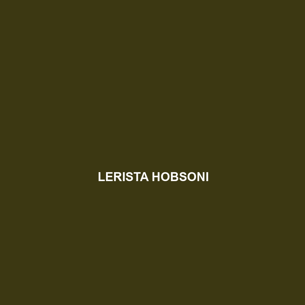 Lerista hobsoni