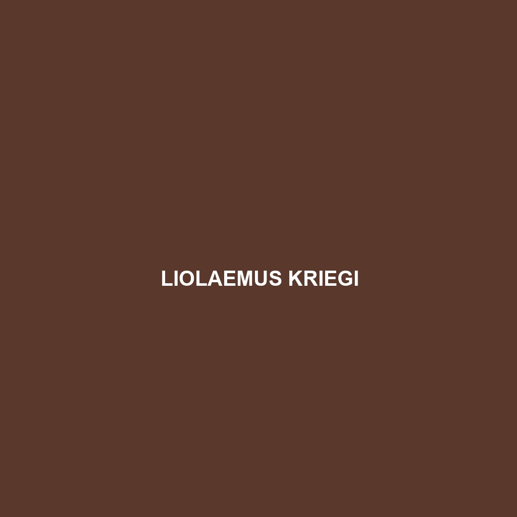 Liolaemus kriegi