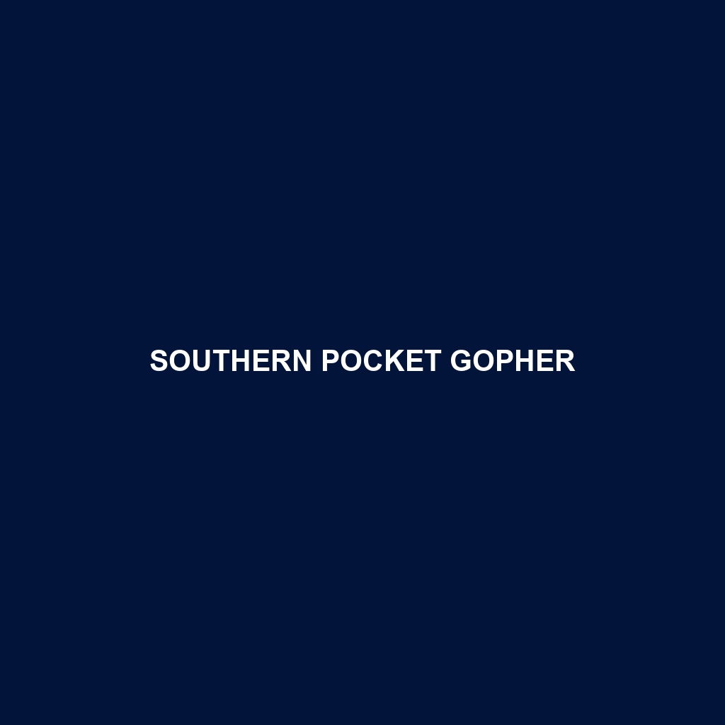 Southern Pocket Gopher