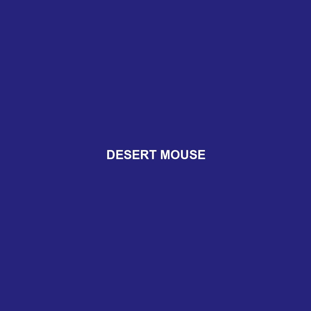 Desert Mouse