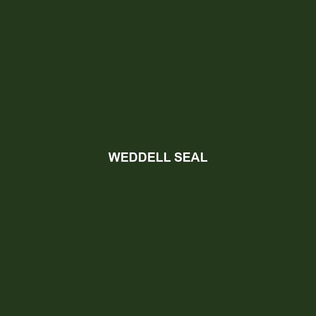 Weddell Seal