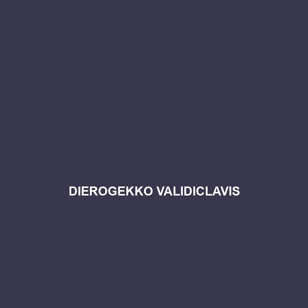 Dierogekko validiclavis