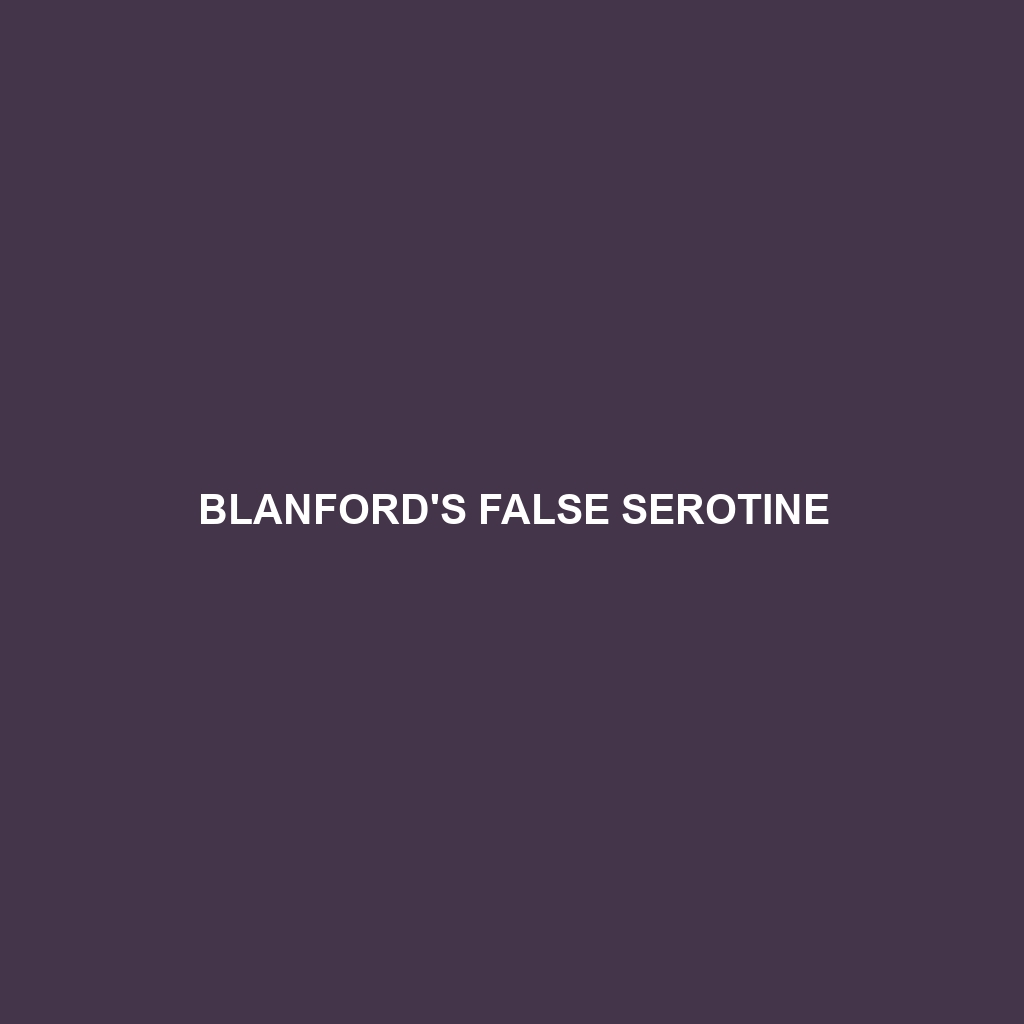 Blanford's False Serotine