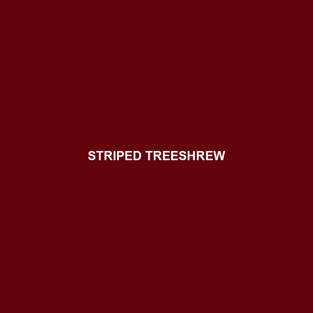 Striped Treeshrew