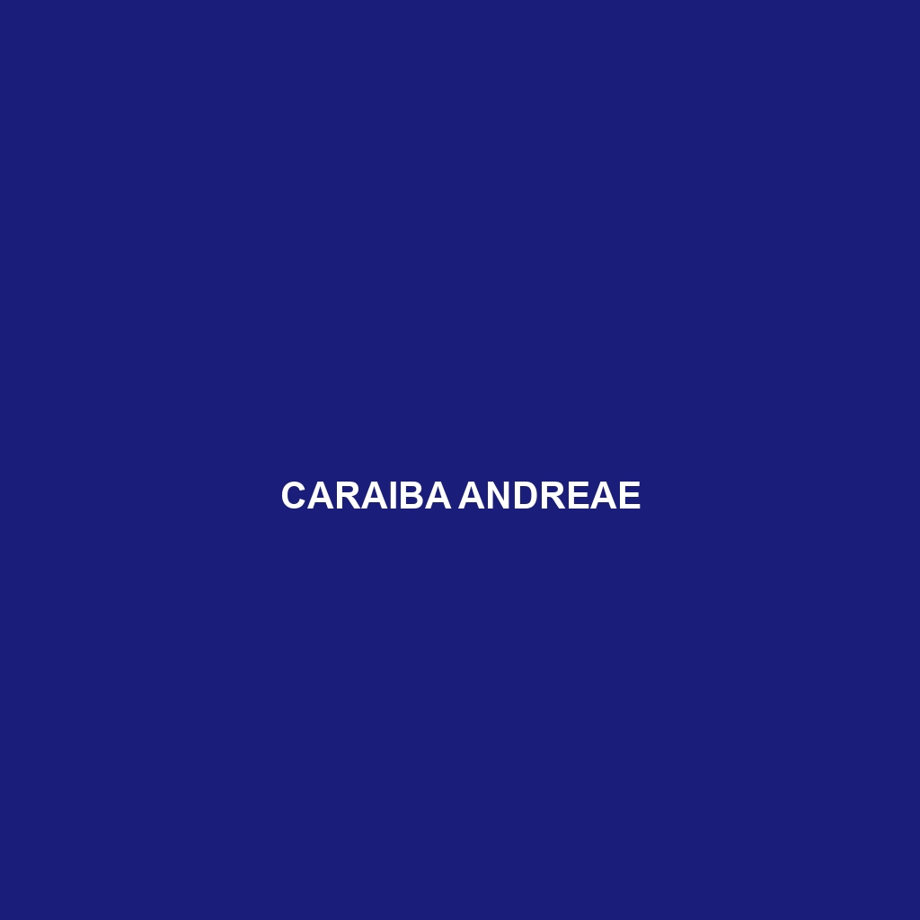 Caraiba andreae