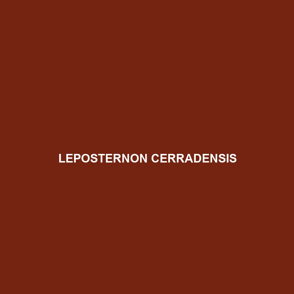 Leposternon cerradensis