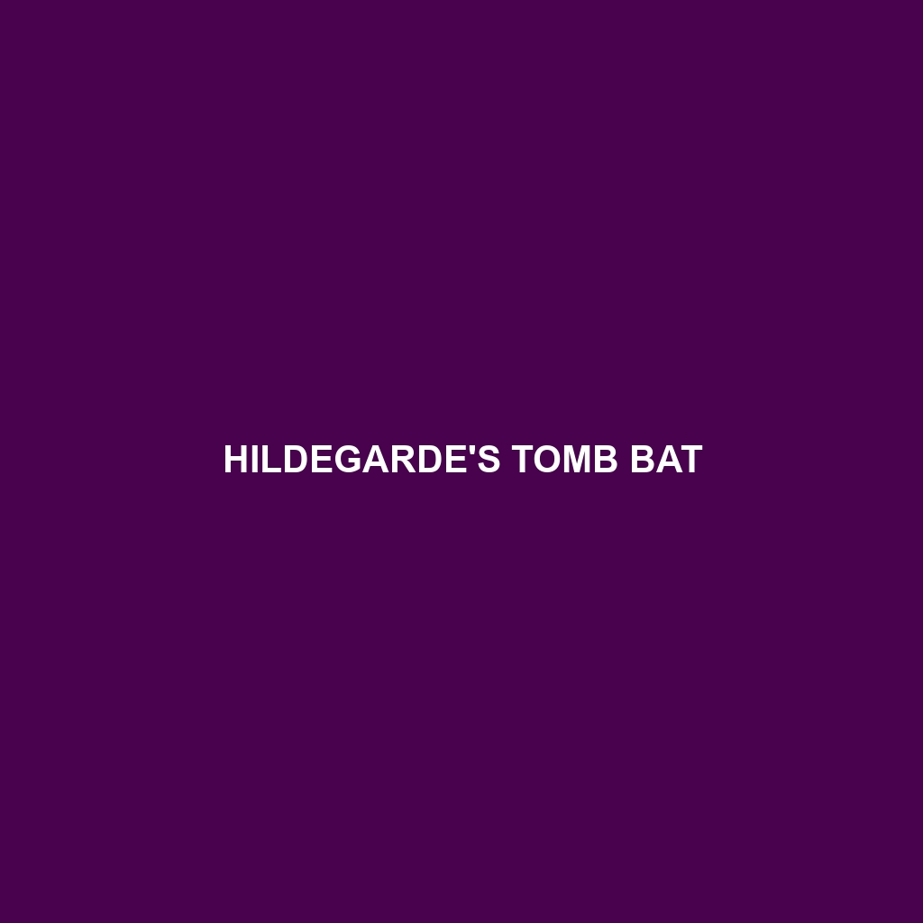 Hildegarde's Tomb Bat