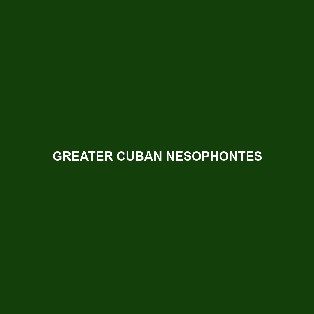 Greater Cuban Nesophontes