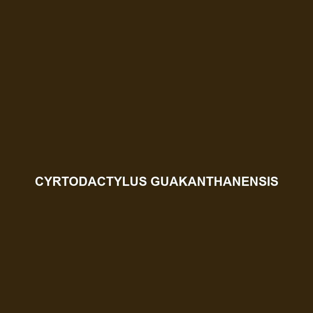 Cyrtodactylus guakanthanensis