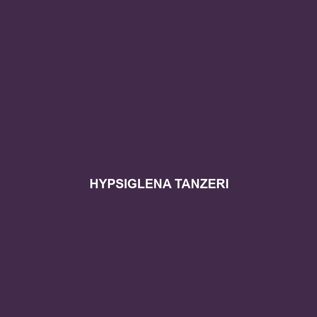 Hypsiglena tanzeri