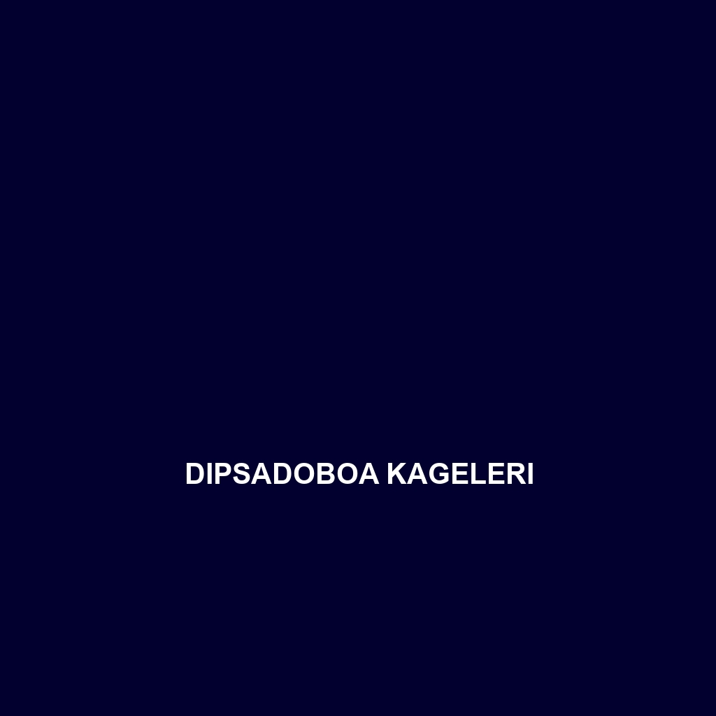 Dipsadoboa kageleri