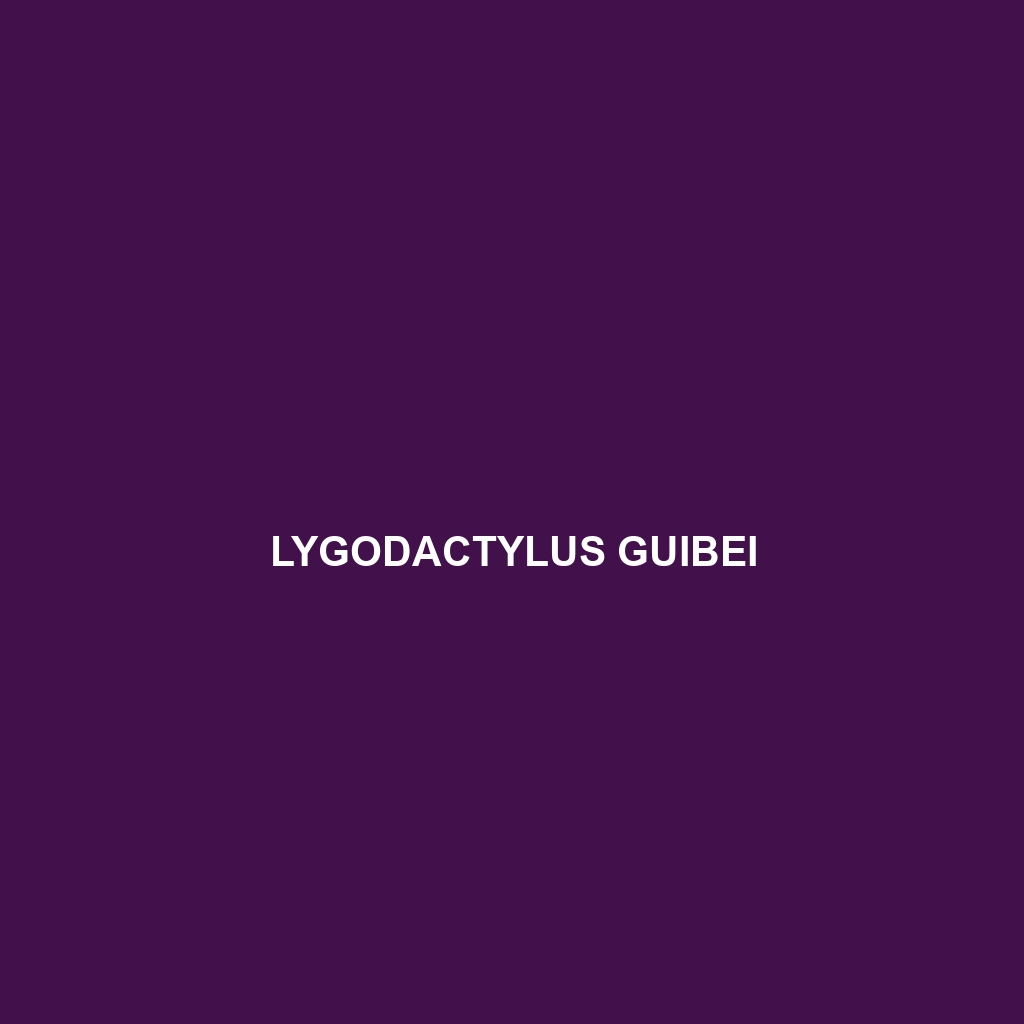 Lygodactylus guibei