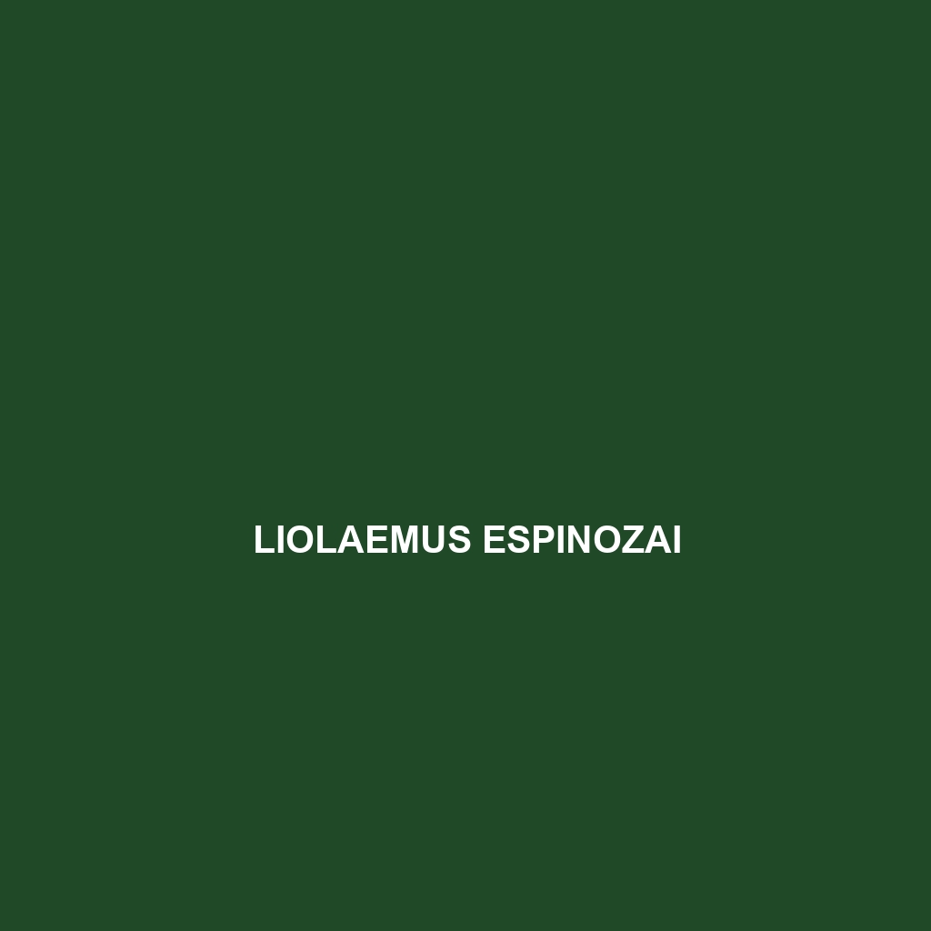 Liolaemus espinozai