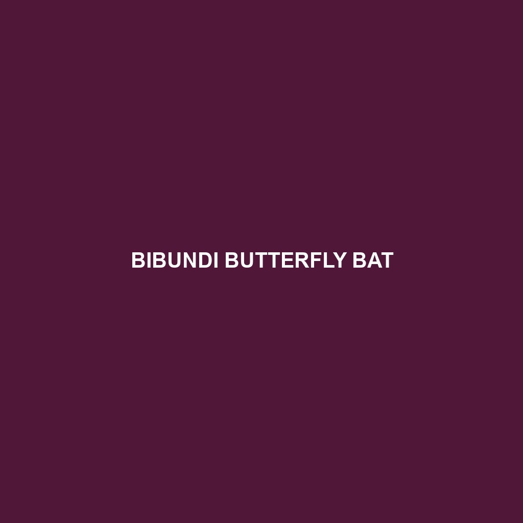 Bibundi Butterfly Bat