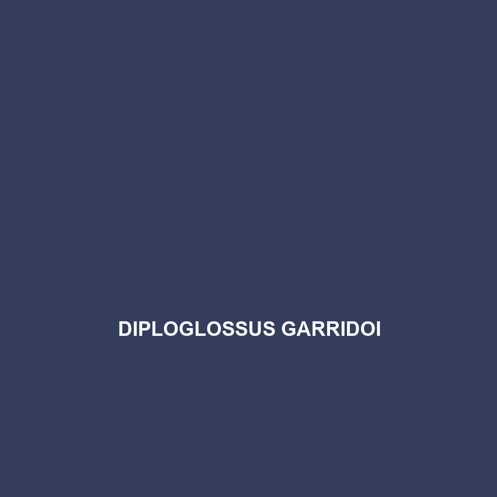 Diploglossus garridoi