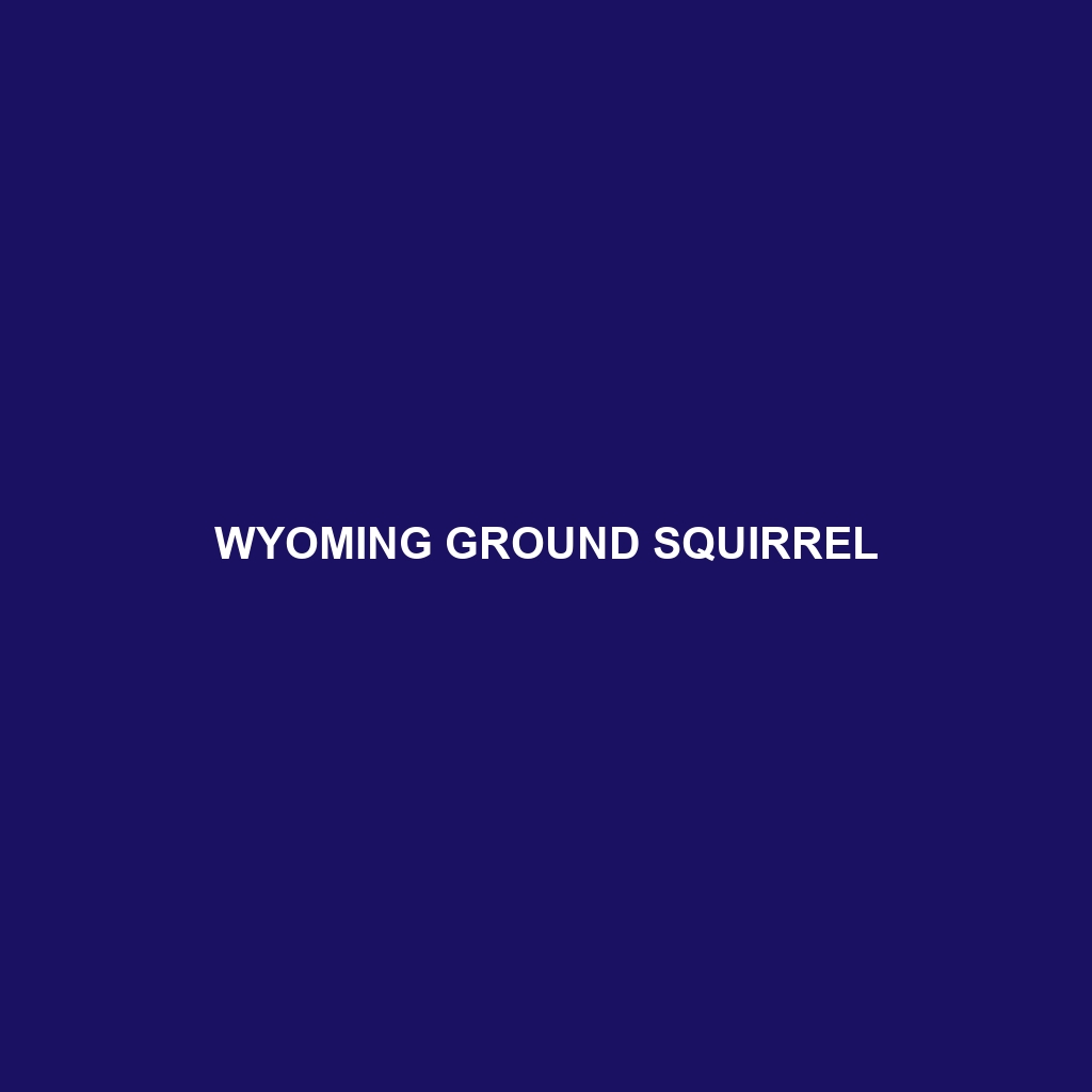 Piute Ground Squirrel