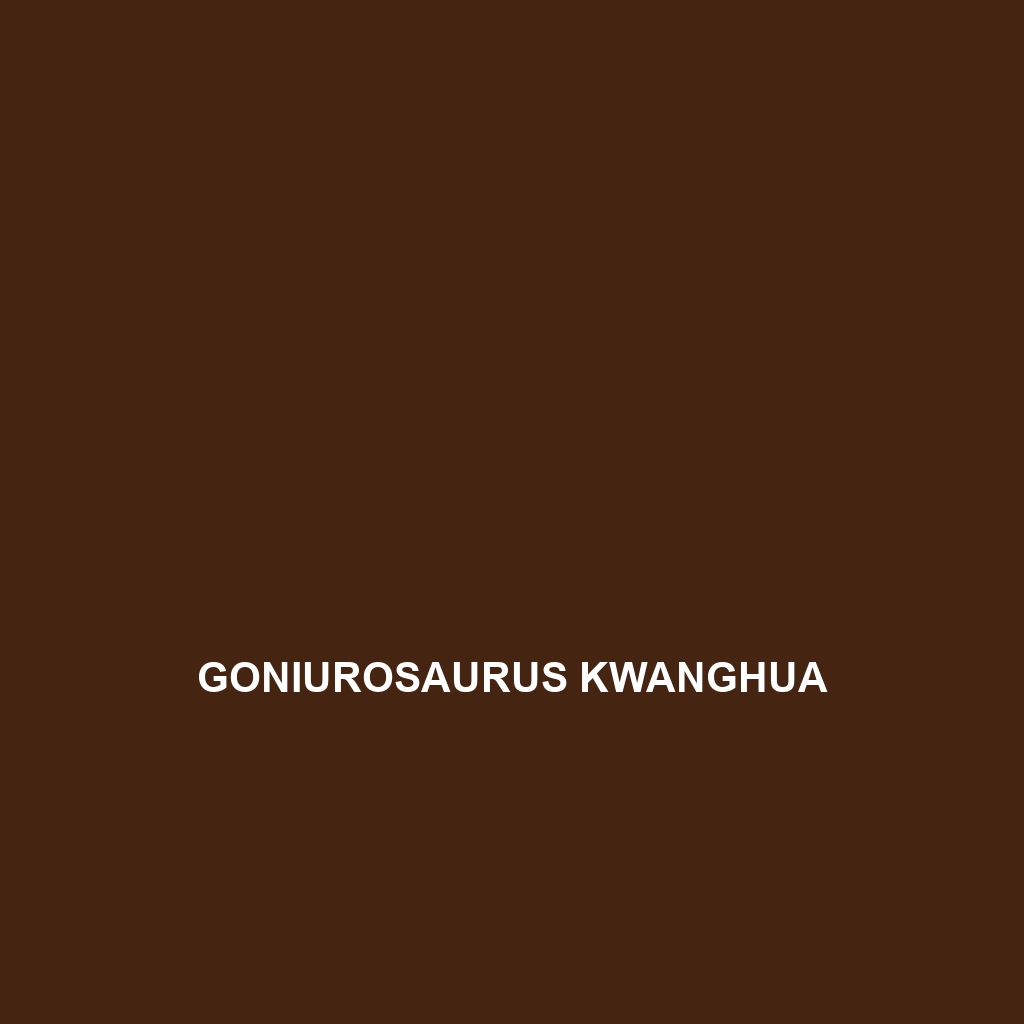 Goniurosaurus kwanghua