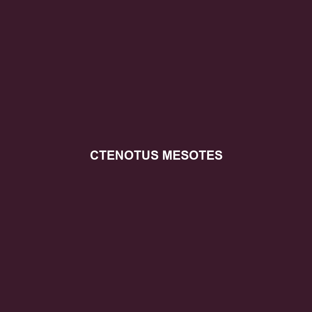 Ctenotus mesotes