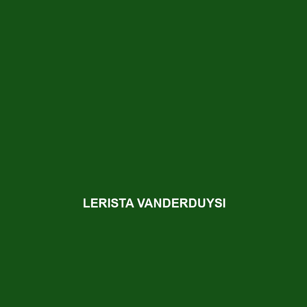 Lerista vanderduysi