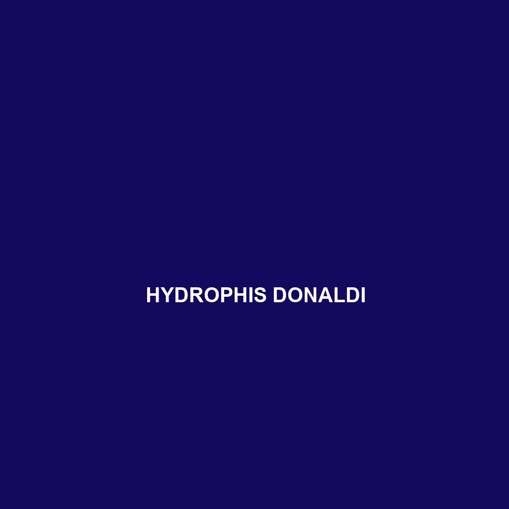 Hydrophis donaldi